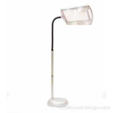 Balanced Spectrum Lighted Magnifier Floor Lamp
